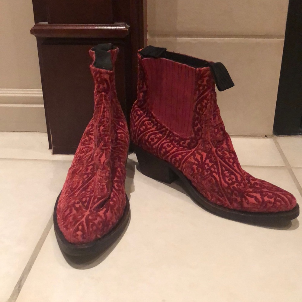 Red Velvet Booties